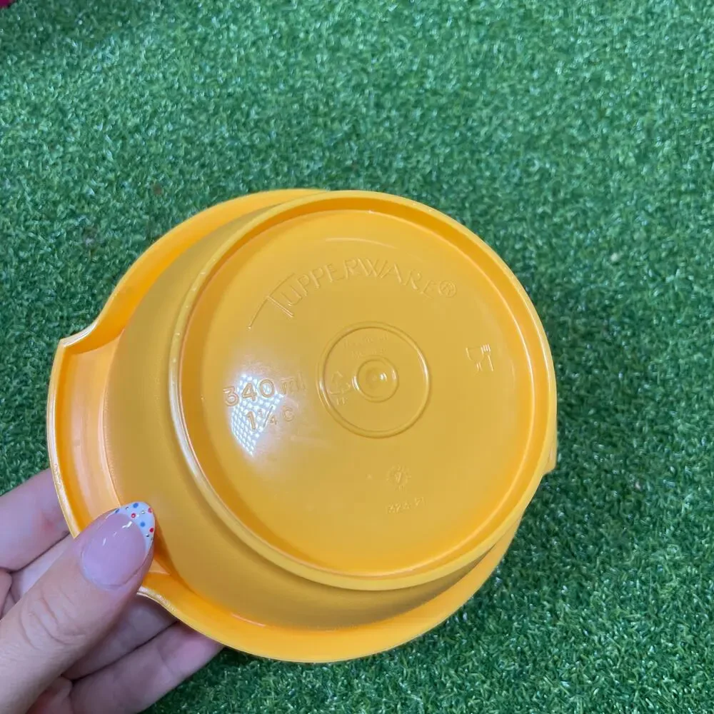 Vintage Lot of 6 Tupperware Servalier Bowls with Lids